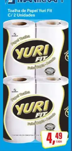 Rede Supermarket Toalha de Papel Yuri Fit C/ 2 Unidades oferta