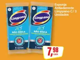Rede Supermarket Esponja Antiaderente Limpano C/ 3 Unidades oferta