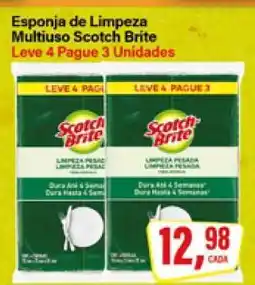 Rede Supermarket Esponja de Limpeza Multiuso Scotch Brite oferta