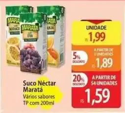 Atacadão Suco Néctar Maratá oferta