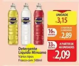 Atacadão Detergente Líquido Minuano oferta