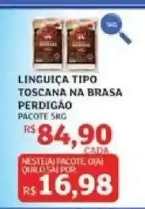 Assaí Atacadista LINGUIÇA TIPO TOSCANA NA BRASA PERDIGÃO oferta