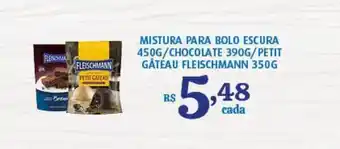 Bahamas Supermercados Mistura Para Bolo Escura Chocolate Petit Gâteau Fleischmann oferta