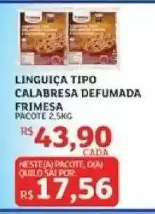 Assaí Atacadista Linguiça tipo calabresa Defumada oferta
