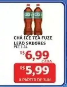Assaí Atacadista CHÁ ICE TEA FUZE LEÃO SABORES oferta