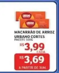 Assaí Atacadista Macarrão de Arroz Urbano Cortes oferta