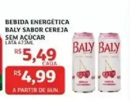 Assaí Atacadista BEBIDA ENERGÉTICA BALY SABOR CEREJA SEM AÇÚCAR oferta