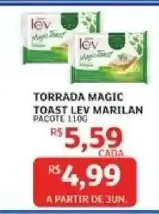 Assaí Atacadista TORRADA MAGIC TOAST LEV MARILAN oferta
