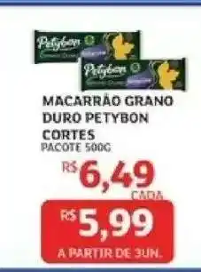 Assaí Atacadista MACARRÃO GRANO DURO PETYBON CORTES oferta