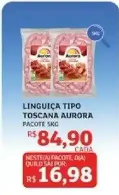 Assaí Atacadista Linguiça Tipo Toscana Aurora oferta