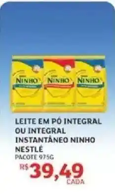 Assaí Atacadista Leite em Pó Integral ou Integral Instantâneo Ninho Nestlé oferta