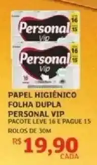 Assaí Atacadista Papel Higiênico Folha Dupla Personal VIP oferta
