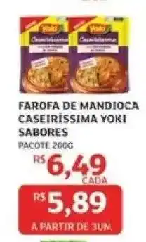 Assaí Atacadista Farofa de Mandioca Caseiríssima Yoki Sabores oferta