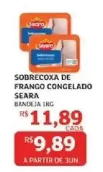 Assaí Atacadista Sobrecoxa de Frango Congelado Seara oferta
