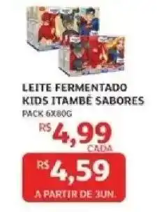 Assaí Atacadista LEITE FERMENTADO KIDS ITAMBÉ SABORES oferta