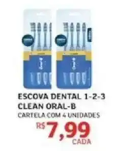 Assaí Atacadista ESCOVA DENTAL 1-2-3 CLEAN ORAL-B oferta