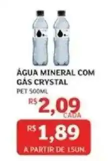 Assaí Atacadista Água Mineral com Gás Crystal oferta