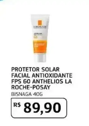 PROTETOR SOLAR FACIAL ANTIOXIDANTE FPS 60 ANTHELIOS LA ROCHE-POSAY