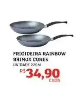 Assaí Atacadista FRIGIDEIRA RAINBOW BRINOX CORES oferta