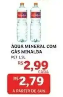 Assaí Atacadista Água Mineral com Gás Minalba oferta