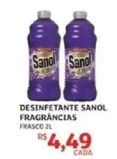 Assaí Atacadista DESINFETANTE SANOL FRAGRÂNCIAS oferta