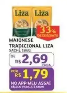 Assaí Atacadista Maionese Tradicional Liza oferta
