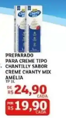 Assaí Atacadista PREPARADO PARA CREME TIPO CHANTILLY SABOR CREME CHANTY MIX AMÉLIA oferta