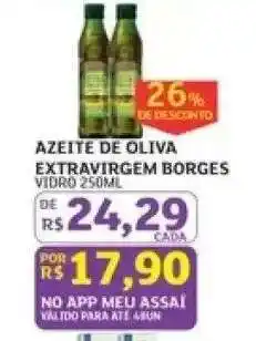 Assaí Atacadista AZEITE DE OLIVA EXTRAVIRGEM BORGES oferta