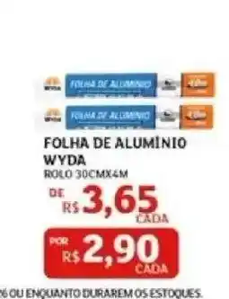Assaí Atacadista Folha de Alumínio Wyda oferta
