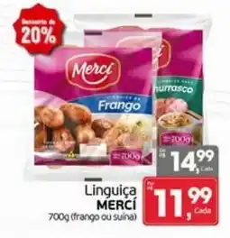 Cometa Supermercados Linguiça mercí oferta