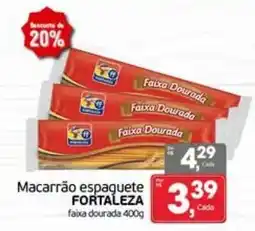 Cometa Supermercados Macarrão espaguete fortaleza faixa dourada oferta
