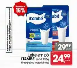 Cometa Supermercados Leite em pó itambé sachê 750g oferta