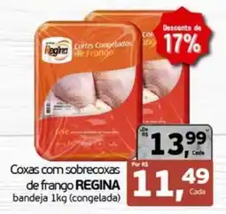 Cometa Supermercados Coxas com sobrecoxas de frango regina oferta