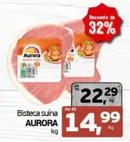 Cometa Supermercados Bisteca suína aurora oferta