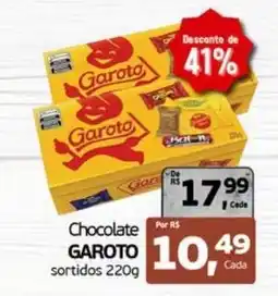Cometa Supermercados Chocolate garoto sortidos oferta