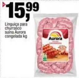 Frangolândia Linguiça para churrasco suína aurora oferta