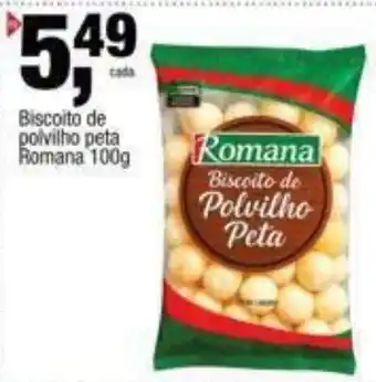 Biscoito de polvilho peta romana