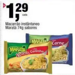 Frangolândia Macarrão instantâneo Maratá 74g sabores oferta