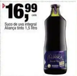 Frangolândia Suco de uva integral Aliança tinto oferta