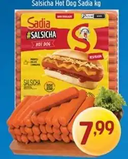 Supermercados Guanabara Salsicha hot dog sadia kg oferta