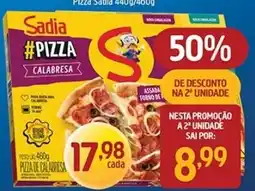 Supermercados Guanabara Pizza sadia calabresa oferta