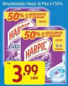 Supermercados Guanabara Desodorizador Harpic Ar Plus oferta