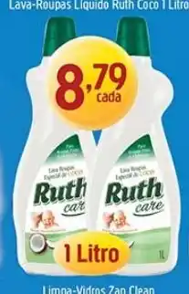 Supermercados Guanabara Lava-Roupas Líquido Ruth Coco 1 Litro oferta