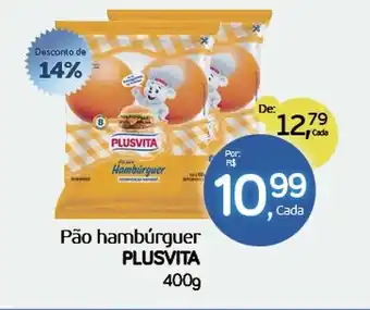 Pão hambúrguer plusvita