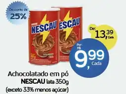Cometa Supermercados Achocolatado em pó nescau lata oferta