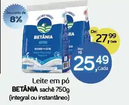 Cometa Supermercados Leite em pó betânia sachê oferta