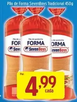 Supermercados Guanabara Pão de Forma SevenBoys Tradicional oferta