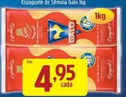 Supermercados Guanabara Espaguete de Sêmola Galo oferta