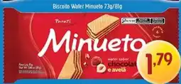 Supermercados Guanabara Minueto wafer sabor chocolate e avela oferta