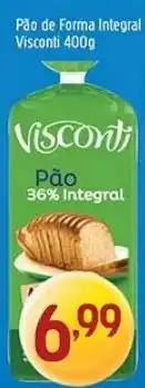 Supermercados Guanabara Pão de Forma Integral Visconti oferta